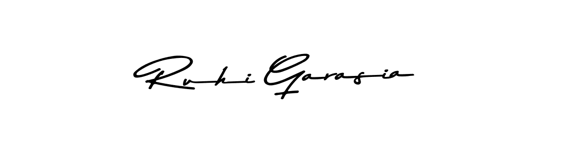 Ruhi Garasia stylish signature style. Best Handwritten Sign (Asem Kandis PERSONAL USE) for my name. Handwritten Signature Collection Ideas for my name Ruhi Garasia. Ruhi Garasia signature style 9 images and pictures png