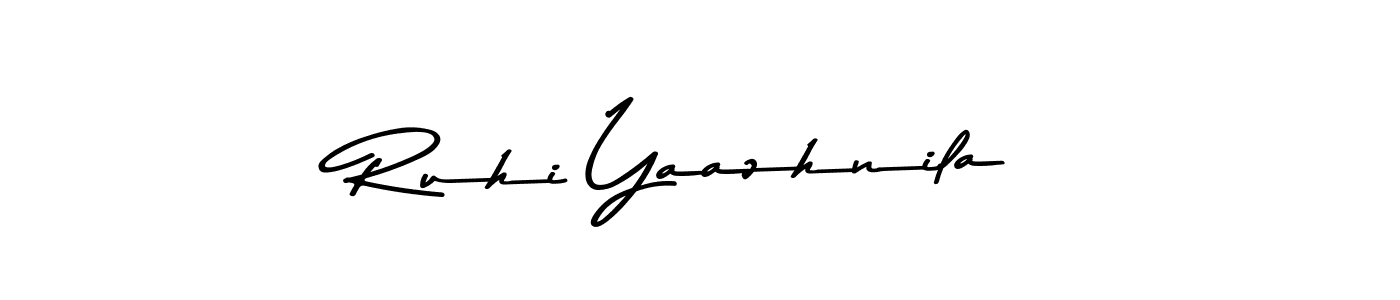 How to make Ruhi Yaazhnila signature? Asem Kandis PERSONAL USE is a professional autograph style. Create handwritten signature for Ruhi Yaazhnila name. Ruhi Yaazhnila signature style 9 images and pictures png