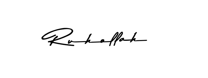 Make a beautiful signature design for name Ruhollah. Use this online signature maker to create a handwritten signature for free. Ruhollah signature style 9 images and pictures png