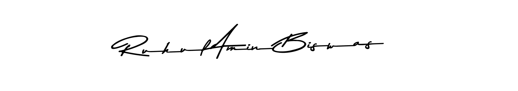 Create a beautiful signature design for name Ruhul Amin Biswas. With this signature (Asem Kandis PERSONAL USE) fonts, you can make a handwritten signature for free. Ruhul Amin Biswas signature style 9 images and pictures png