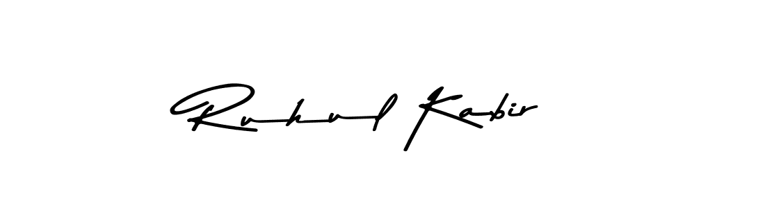 This is the best signature style for the Ruhul Kabir name. Also you like these signature font (Asem Kandis PERSONAL USE). Mix name signature. Ruhul Kabir signature style 9 images and pictures png