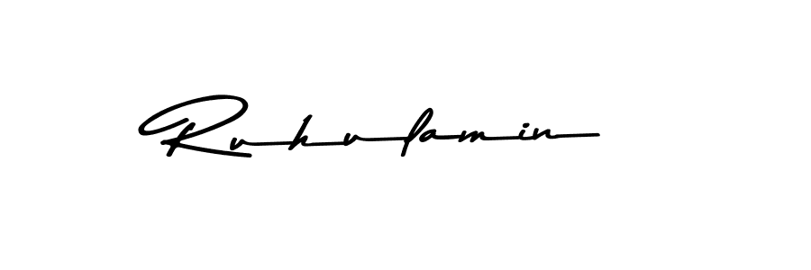 Make a beautiful signature design for name Ruhulamin. Use this online signature maker to create a handwritten signature for free. Ruhulamin signature style 9 images and pictures png