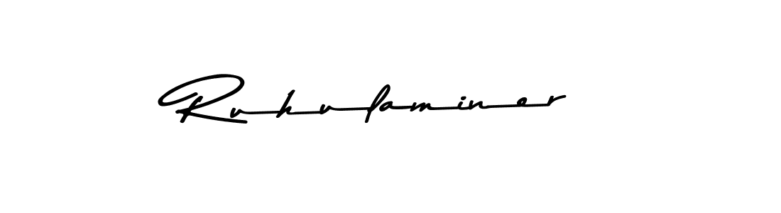 Ruhulaminer stylish signature style. Best Handwritten Sign (Asem Kandis PERSONAL USE) for my name. Handwritten Signature Collection Ideas for my name Ruhulaminer. Ruhulaminer signature style 9 images and pictures png