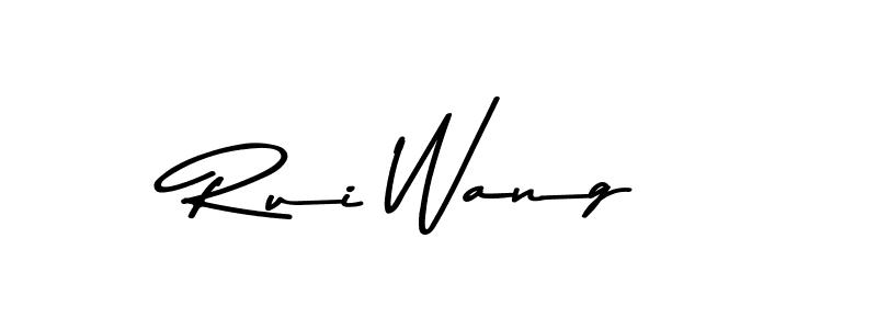 Create a beautiful signature design for name Rui Wang. With this signature (Asem Kandis PERSONAL USE) fonts, you can make a handwritten signature for free. Rui Wang signature style 9 images and pictures png