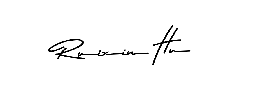 Ruixin Hu stylish signature style. Best Handwritten Sign (Asem Kandis PERSONAL USE) for my name. Handwritten Signature Collection Ideas for my name Ruixin Hu. Ruixin Hu signature style 9 images and pictures png