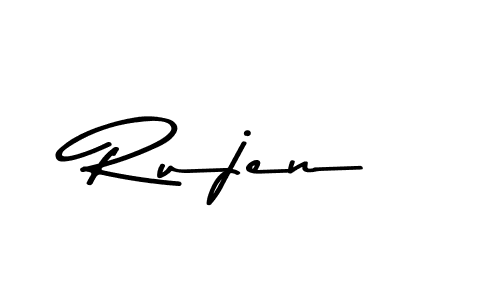 Here are the top 10 professional signature styles for the name Rujen. These are the best autograph styles you can use for your name. Rujen signature style 9 images and pictures png