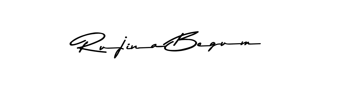 Similarly Asem Kandis PERSONAL USE is the best handwritten signature design. Signature creator online .You can use it as an online autograph creator for name Rujina Begum. Rujina Begum signature style 9 images and pictures png