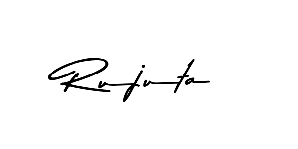 Design your own signature with our free online signature maker. With this signature software, you can create a handwritten (Asem Kandis PERSONAL USE) signature for name Rujuta. Rujuta signature style 9 images and pictures png