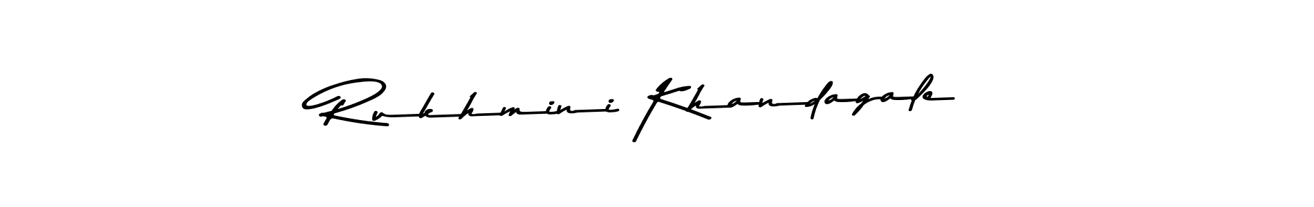 It looks lik you need a new signature style for name Rukhmini Khandagale. Design unique handwritten (Asem Kandis PERSONAL USE) signature with our free signature maker in just a few clicks. Rukhmini Khandagale signature style 9 images and pictures png