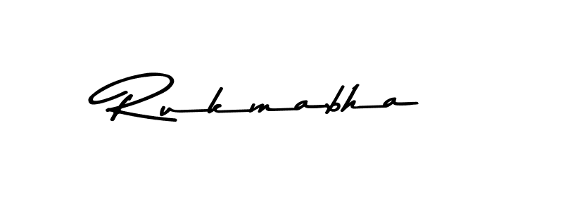 Rukmabha stylish signature style. Best Handwritten Sign (Asem Kandis PERSONAL USE) for my name. Handwritten Signature Collection Ideas for my name Rukmabha. Rukmabha signature style 9 images and pictures png