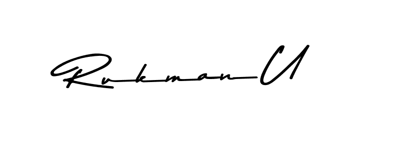 Make a short Rukman U signature style. Manage your documents anywhere anytime using Asem Kandis PERSONAL USE. Create and add eSignatures, submit forms, share and send files easily. Rukman U signature style 9 images and pictures png