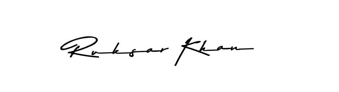 Asem Kandis PERSONAL USE is a professional signature style that is perfect for those who want to add a touch of class to their signature. It is also a great choice for those who want to make their signature more unique. Get Ruksar Khan name to fancy signature for free. Ruksar Khan signature style 9 images and pictures png