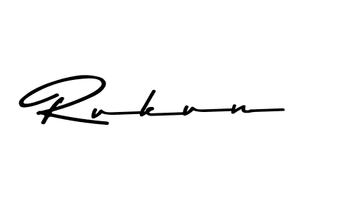 How to make Rukun signature? Asem Kandis PERSONAL USE is a professional autograph style. Create handwritten signature for Rukun name. Rukun signature style 9 images and pictures png
