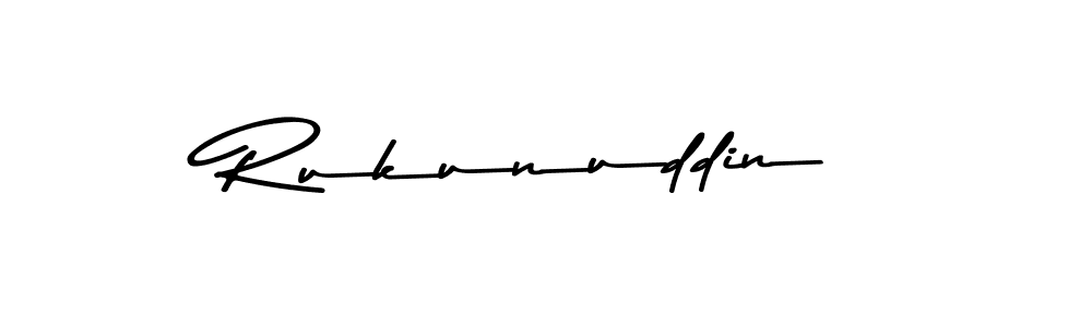 Make a beautiful signature design for name Rukunuddin. Use this online signature maker to create a handwritten signature for free. Rukunuddin signature style 9 images and pictures png