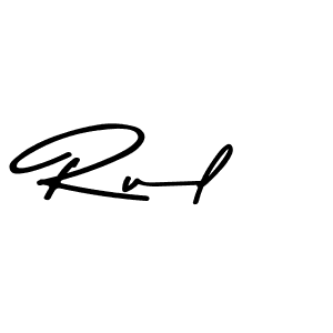 if you are searching for the best signature style for your name Rul. so please give up your signature search. here we have designed multiple signature styles  using Asem Kandis PERSONAL USE. Rul signature style 9 images and pictures png