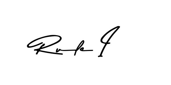 How to make Rule I signature? Asem Kandis PERSONAL USE is a professional autograph style. Create handwritten signature for Rule I name. Rule I signature style 9 images and pictures png