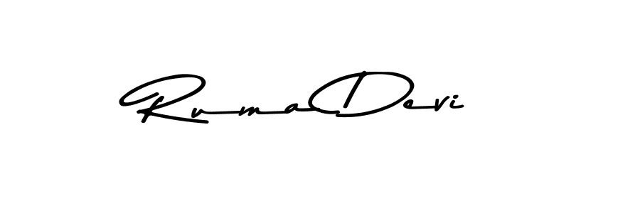 Similarly Asem Kandis PERSONAL USE is the best handwritten signature design. Signature creator online .You can use it as an online autograph creator for name Ruma Devi. Ruma Devi signature style 9 images and pictures png