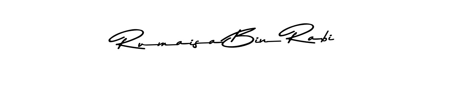 Use a signature maker to create a handwritten signature online. With this signature software, you can design (Asem Kandis PERSONAL USE) your own signature for name Rumaisa Bin Rabi. Rumaisa Bin Rabi signature style 9 images and pictures png