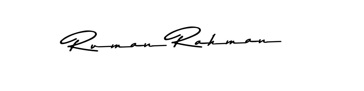 Also You can easily find your signature by using the search form. We will create Ruman Rahman name handwritten signature images for you free of cost using Asem Kandis PERSONAL USE sign style. Ruman Rahman signature style 9 images and pictures png
