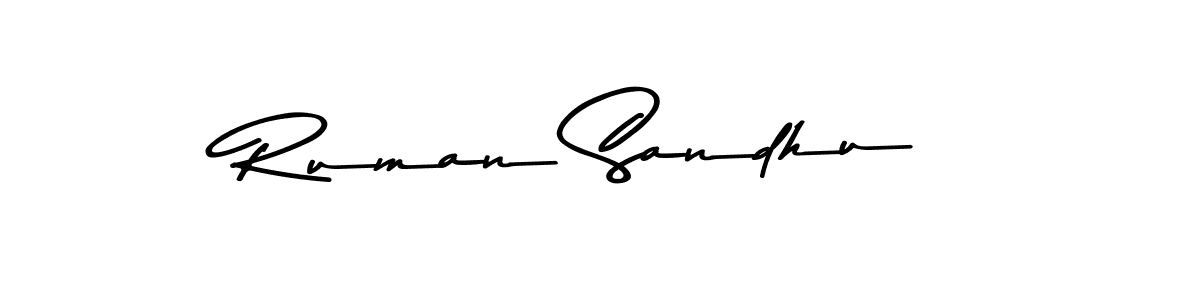 You should practise on your own different ways (Asem Kandis PERSONAL USE) to write your name (Ruman Sandhu) in signature. don't let someone else do it for you. Ruman Sandhu signature style 9 images and pictures png