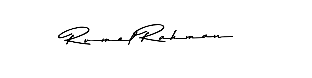Also we have Rumel Rahman name is the best signature style. Create professional handwritten signature collection using Asem Kandis PERSONAL USE autograph style. Rumel Rahman signature style 9 images and pictures png