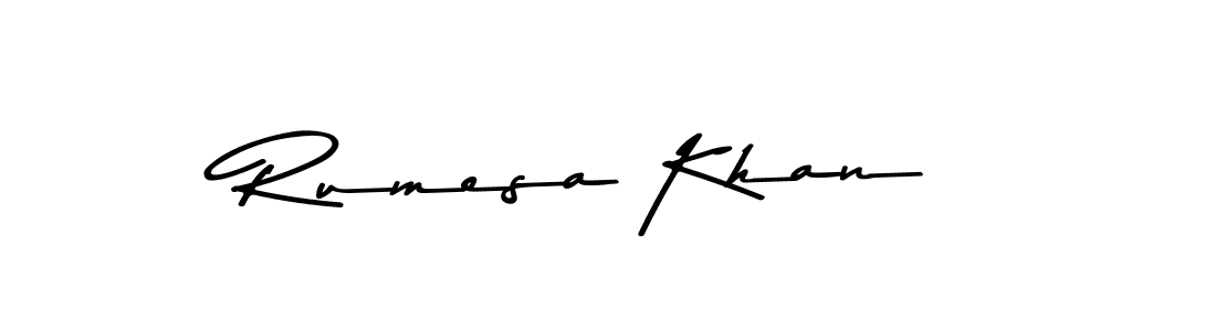 Rumesa Khan stylish signature style. Best Handwritten Sign (Asem Kandis PERSONAL USE) for my name. Handwritten Signature Collection Ideas for my name Rumesa Khan. Rumesa Khan signature style 9 images and pictures png