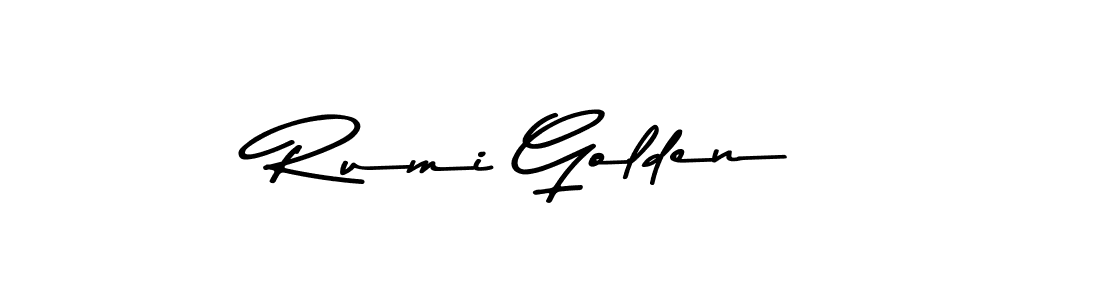 Similarly Asem Kandis PERSONAL USE is the best handwritten signature design. Signature creator online .You can use it as an online autograph creator for name Rumi Golden. Rumi Golden signature style 9 images and pictures png