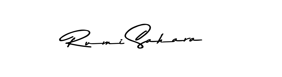 Make a beautiful signature design for name Rumi Sahara. With this signature (Asem Kandis PERSONAL USE) style, you can create a handwritten signature for free. Rumi Sahara signature style 9 images and pictures png