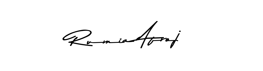 Rumia Afroj stylish signature style. Best Handwritten Sign (Asem Kandis PERSONAL USE) for my name. Handwritten Signature Collection Ideas for my name Rumia Afroj. Rumia Afroj signature style 9 images and pictures png