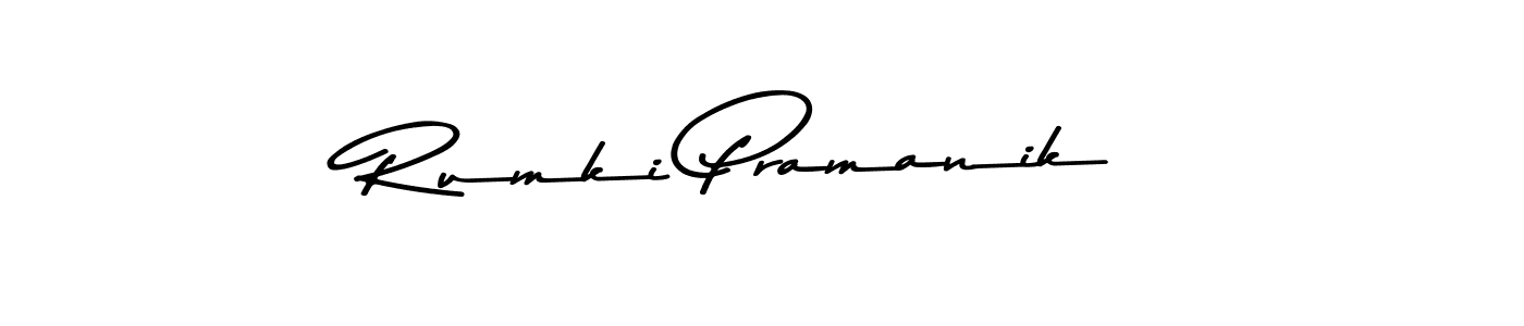 Rumki Pramanik stylish signature style. Best Handwritten Sign (Asem Kandis PERSONAL USE) for my name. Handwritten Signature Collection Ideas for my name Rumki Pramanik. Rumki Pramanik signature style 9 images and pictures png