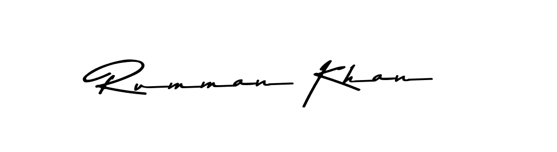 Also we have Rumman Khan name is the best signature style. Create professional handwritten signature collection using Asem Kandis PERSONAL USE autograph style. Rumman Khan signature style 9 images and pictures png