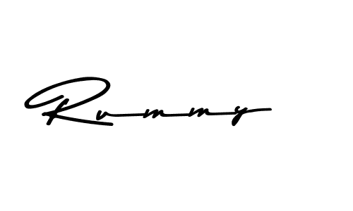 You should practise on your own different ways (Asem Kandis PERSONAL USE) to write your name (Rummy) in signature. don't let someone else do it for you. Rummy signature style 9 images and pictures png