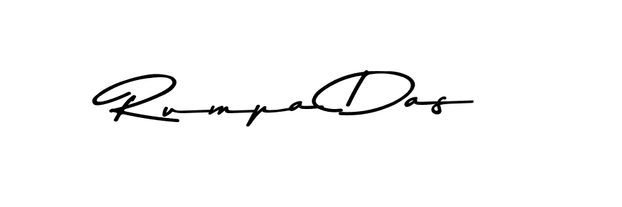 Create a beautiful signature design for name Rumpa Das. With this signature (Asem Kandis PERSONAL USE) fonts, you can make a handwritten signature for free. Rumpa Das signature style 9 images and pictures png