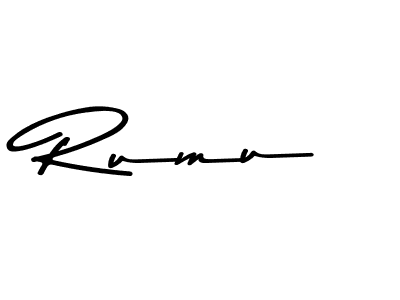 Design your own signature with our free online signature maker. With this signature software, you can create a handwritten (Asem Kandis PERSONAL USE) signature for name Rumu. Rumu signature style 9 images and pictures png