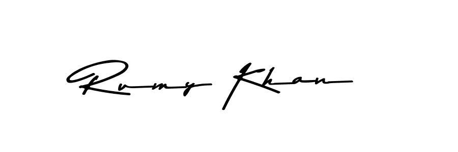 Make a short Rumy Khan signature style. Manage your documents anywhere anytime using Asem Kandis PERSONAL USE. Create and add eSignatures, submit forms, share and send files easily. Rumy Khan signature style 9 images and pictures png