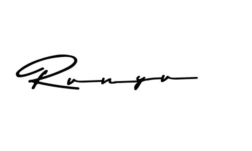 The best way (Asem Kandis PERSONAL USE) to make a short signature is to pick only two or three words in your name. The name Runyu include a total of six letters. For converting this name. Runyu signature style 9 images and pictures png