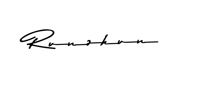 You should practise on your own different ways (Asem Kandis PERSONAL USE) to write your name (Runzhun) in signature. don't let someone else do it for you. Runzhun signature style 9 images and pictures png