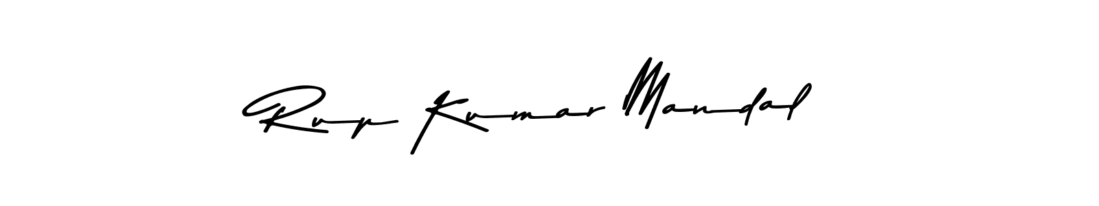 Make a beautiful signature design for name Rup Kumar Mandal. With this signature (Asem Kandis PERSONAL USE) style, you can create a handwritten signature for free. Rup Kumar Mandal signature style 9 images and pictures png
