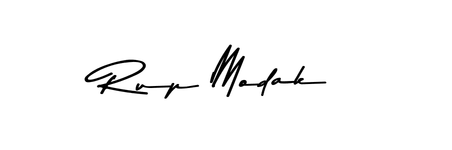 Make a beautiful signature design for name Rup Modak. With this signature (Asem Kandis PERSONAL USE) style, you can create a handwritten signature for free. Rup Modak signature style 9 images and pictures png