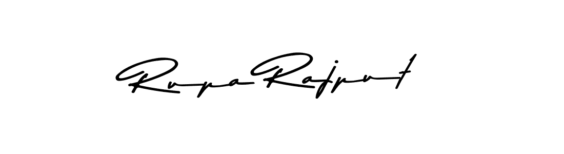 How to make Rupa Rajput name signature. Use Asem Kandis PERSONAL USE style for creating short signs online. This is the latest handwritten sign. Rupa Rajput signature style 9 images and pictures png