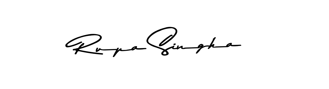 Create a beautiful signature design for name Rupa Singha. With this signature (Asem Kandis PERSONAL USE) fonts, you can make a handwritten signature for free. Rupa Singha signature style 9 images and pictures png