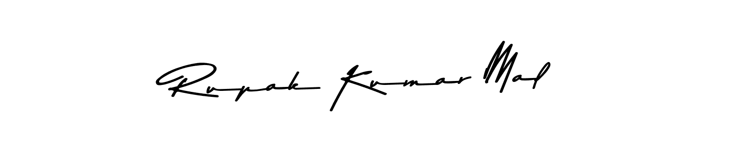 Use a signature maker to create a handwritten signature online. With this signature software, you can design (Asem Kandis PERSONAL USE) your own signature for name Rupak Kumar Mal. Rupak Kumar Mal signature style 9 images and pictures png