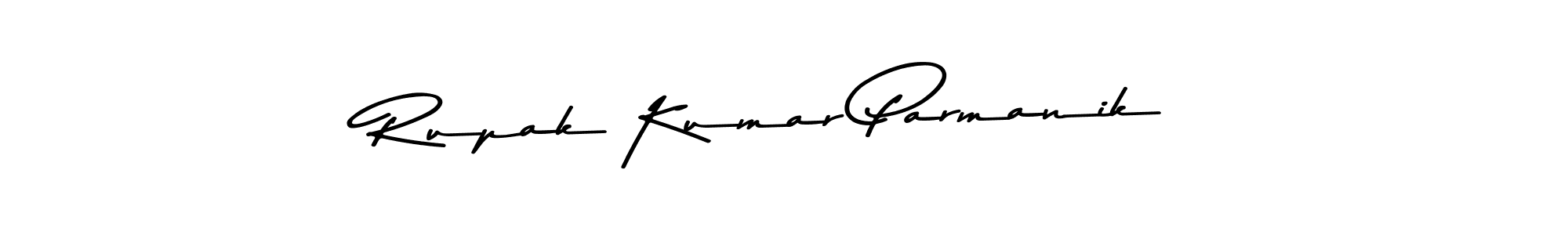 How to make Rupak Kumar Parmanik name signature. Use Asem Kandis PERSONAL USE style for creating short signs online. This is the latest handwritten sign. Rupak Kumar Parmanik signature style 9 images and pictures png