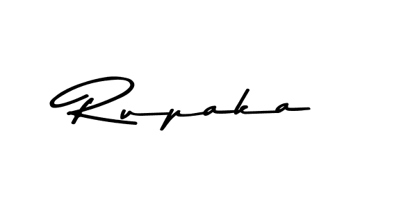 How to make Rupaka name signature. Use Asem Kandis PERSONAL USE style for creating short signs online. This is the latest handwritten sign. Rupaka signature style 9 images and pictures png