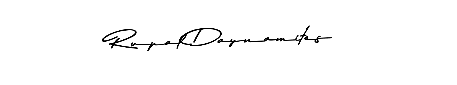 Design your own signature with our free online signature maker. With this signature software, you can create a handwritten (Asem Kandis PERSONAL USE) signature for name Rupal Daynamites. Rupal Daynamites signature style 9 images and pictures png