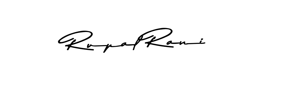 Design your own signature with our free online signature maker. With this signature software, you can create a handwritten (Asem Kandis PERSONAL USE) signature for name Rupal Rani. Rupal Rani signature style 9 images and pictures png