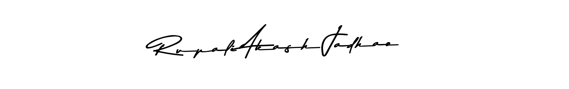 Rupali Akash Jadhao stylish signature style. Best Handwritten Sign (Asem Kandis PERSONAL USE) for my name. Handwritten Signature Collection Ideas for my name Rupali Akash Jadhao. Rupali Akash Jadhao signature style 9 images and pictures png