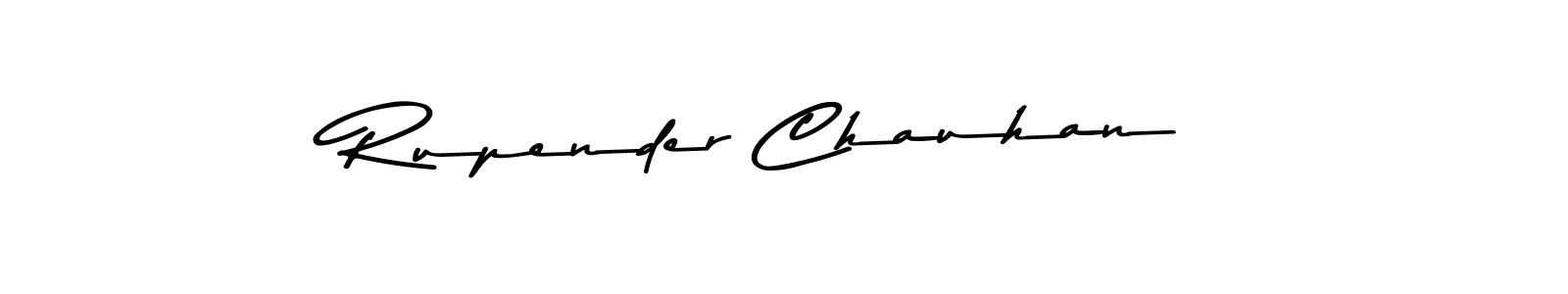 Create a beautiful signature design for name Rupender Chauhan. With this signature (Asem Kandis PERSONAL USE) fonts, you can make a handwritten signature for free. Rupender Chauhan signature style 9 images and pictures png