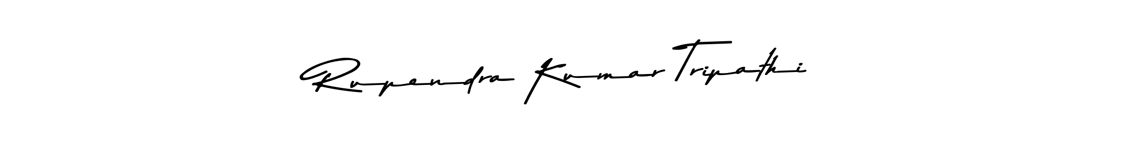 How to make Rupendra Kumar Tripathi name signature. Use Asem Kandis PERSONAL USE style for creating short signs online. This is the latest handwritten sign. Rupendra Kumar Tripathi signature style 9 images and pictures png