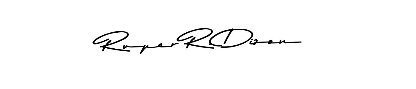 if you are searching for the best signature style for your name Ruper R. Dizon. so please give up your signature search. here we have designed multiple signature styles  using Asem Kandis PERSONAL USE. Ruper R. Dizon signature style 9 images and pictures png